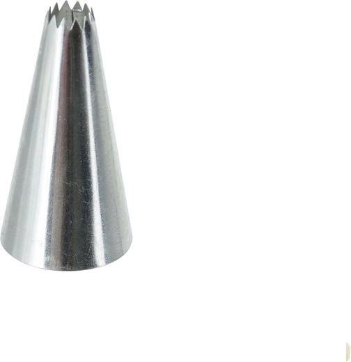 Stainless steel piping tip with 12 points (star) 1 pc