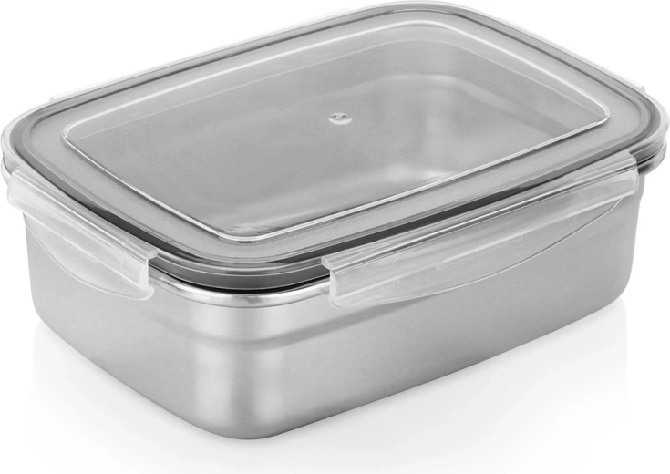 Stainless steel food container with lid and seal 1.25 l