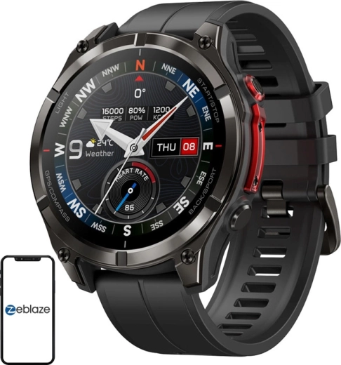 Zeblaze Stratos 4 Pro умни outdoor часовник черен
