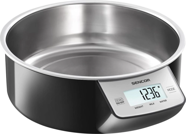 Sencor Kitchen Scale with Stainless Steel Bowl