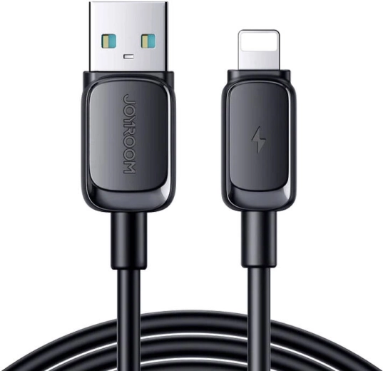 Зареждащ и дата кабел Joyroom USB към Lightning 2,4 A 1,2 m черен