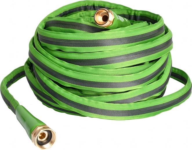 Garden high-pressure PVC hose, 1/2" with brass connectors – 15 m