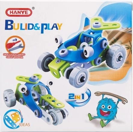 Construction building set – vehicle to assemble (52 pieces) - 1 piece