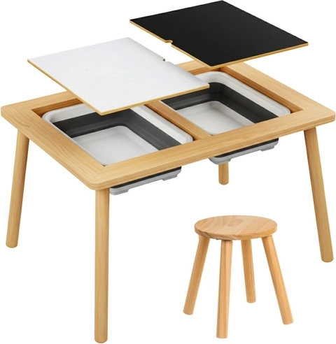 Kruzzel wooden sensory table with chair XL