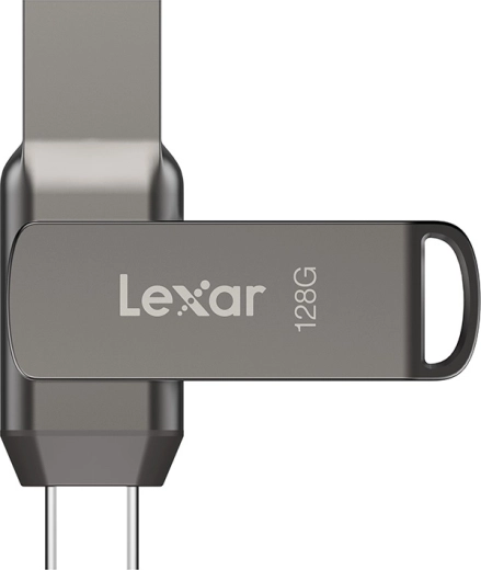 Lexar JumpDrive D400 двоен USB флаш диск USB‑C/USB‑A 128 GB