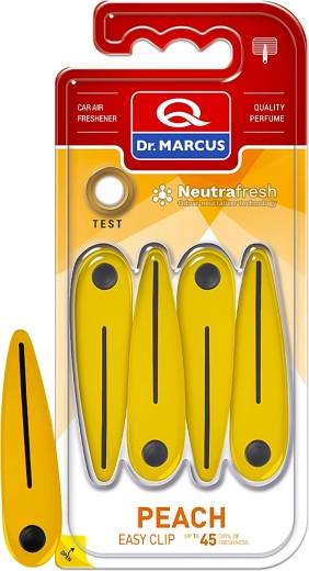 Dr. Marcus Easy Clip Peach car air freshener