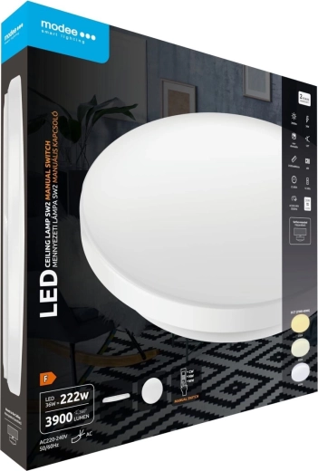 Powerful output 3900 lm and wide 120° beam angle