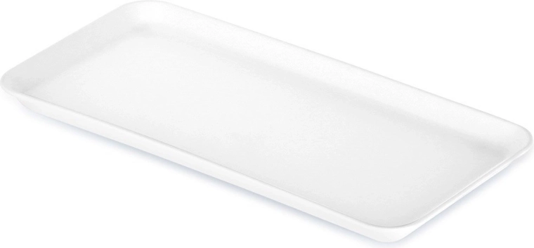 White rectangular serving tray 29.5 × 15 cm
