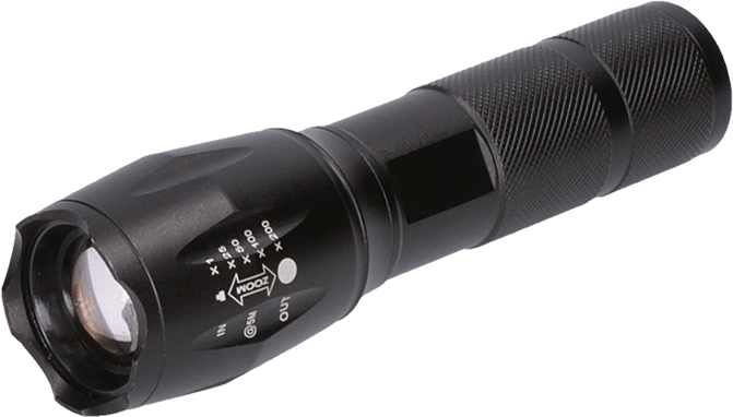 Solight LED презареждаем фенер 300 lm с диод Cree, зум и функция power bank - 1 брой
