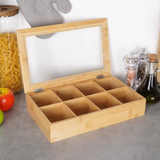 8 отделения за перфектно сортирани чайове