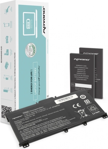 Movano TF03XL Battery for HP Pavilion 14-BF, 14-BP and 15-CD, 3400 mAh (39 Wh)