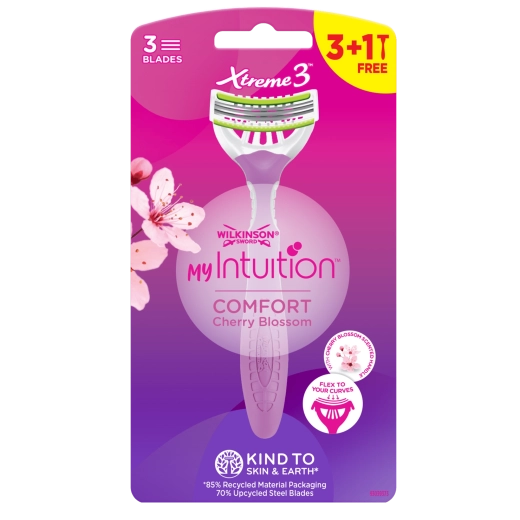 Дамска еднократна самобръсначка WILKINSON Xtreme 3 Beauty 3+1 бр.