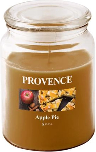 Ароматна свещ в стъкло PROVENCE ябълков щрудел 95 часа