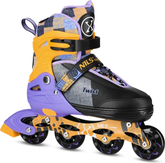 NILS Extreme NA13810 Inline Skates - Yellow – S (31-34)