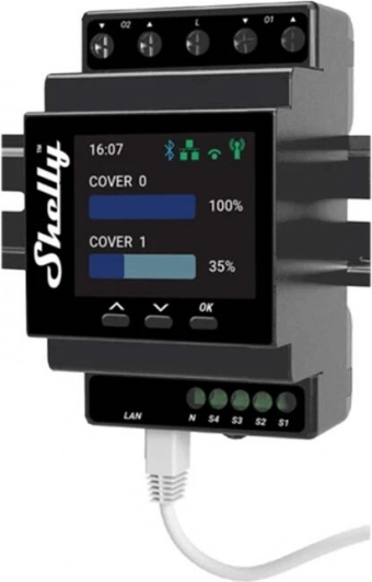 Smart Controller for Shelly Pro Blinds with WiFi and Power Measurement