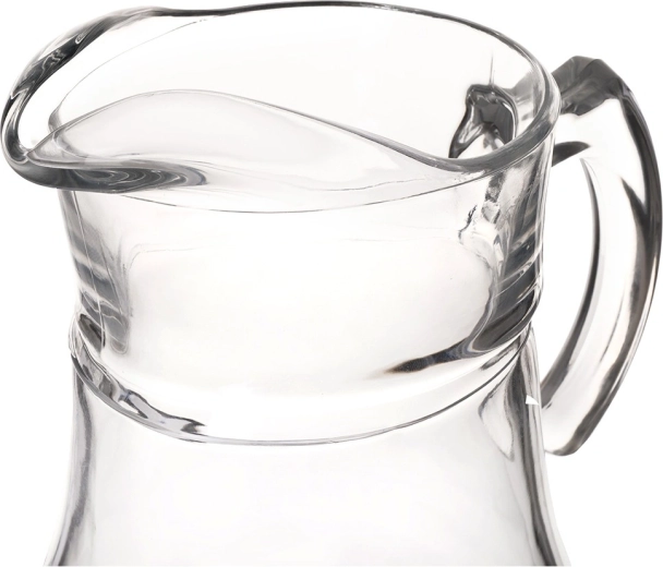 Thick transparent glass for durability and elegance