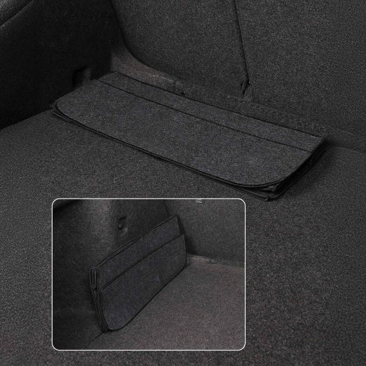 An organized trunk without clutter