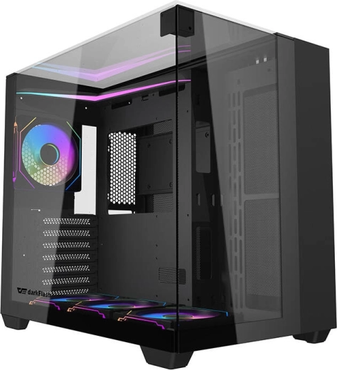 Компютърна кутия Darkflash с RGB подсветка