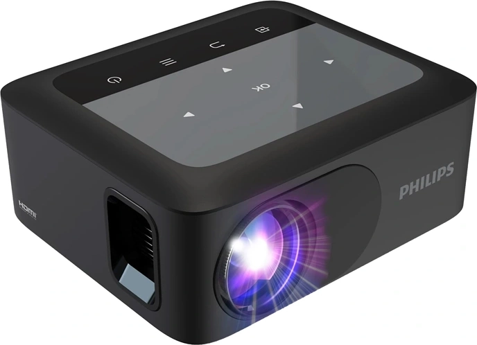 Philips мини проектор N-110 720p черен