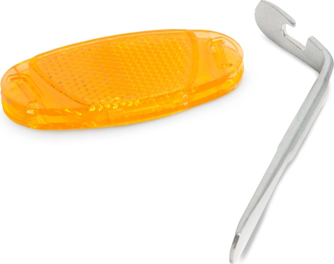 Orange Wheel Spoke Reflectors, 2 pcs
