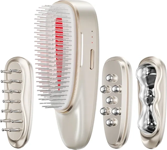 Масажен уред Anlan 3 в 1 за тяло, лице и глава