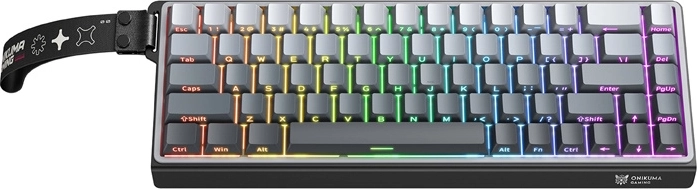 Onikuma G69 компактна геймърска механична клавиатура 68 клавиша, RGB