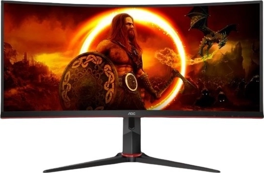 Извит монитор за геймъри 34 инча 180Hz