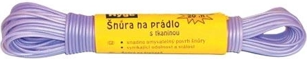 Въже за пране 20 м с пластмасово покритие – микс цветове
