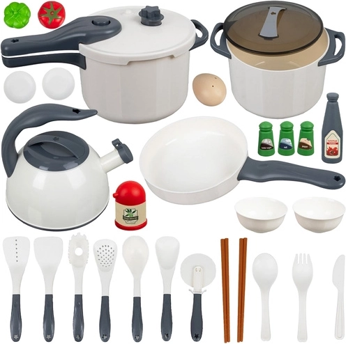 Kruzzel children’s kitchen set with cookware and accessories – 32 pieces