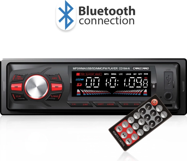 1 DIN автомобилно радио с Bluetooth, FM тунер, USB и четец за SD карти