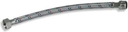 Неръждаемa присъединителна (свързваща) гъвкава връзка 3/8" x 3/8" 50 см