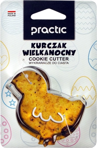 Stainless steel chick cookie cutter