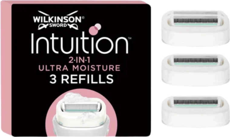 Wilkinson Intuition резервни бръснещи глави 2в1 Ultra Moisture, 3 бр.