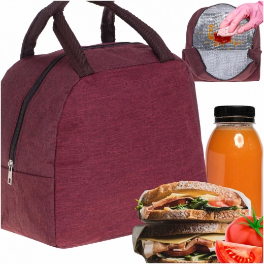 Thermal Insulated Lunch Bag – Red