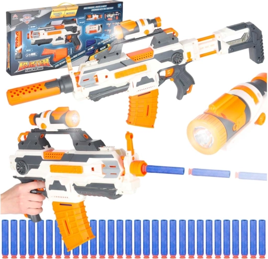 Modular foam blaster 4-in-1 with 30 darts