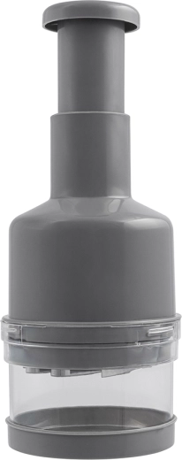 Altomdesign vegetable chopper with 6 blades, grey, 22 × 9 × 9 cm