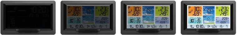 Clear color LCD and smart features