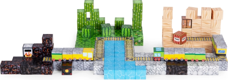 Креативен свят в пикселен стил