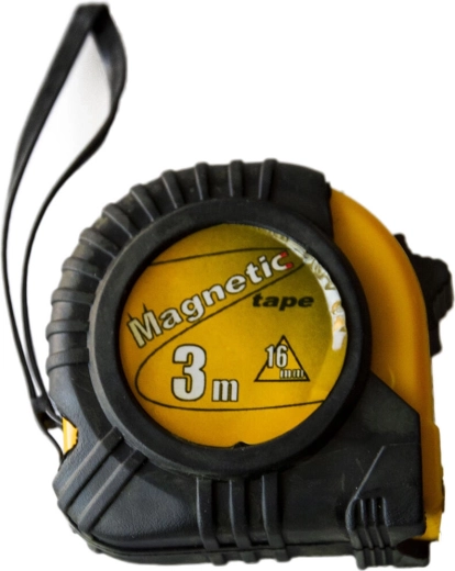 Retractable magnetic tape measure MAGNETIC 3 m × 16 mm