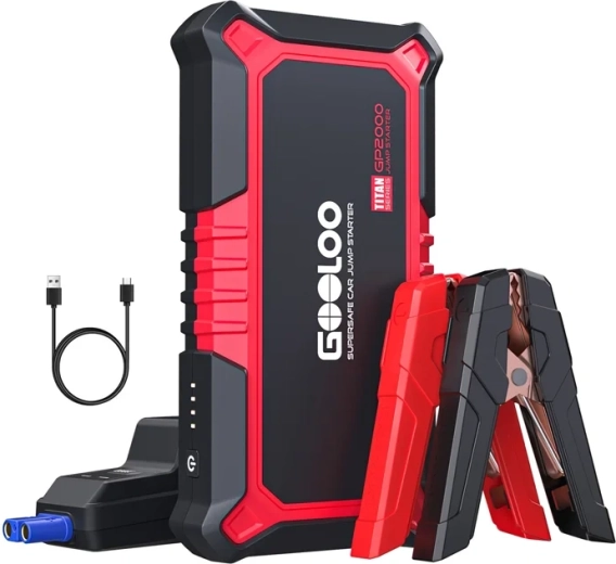 Gooloo GP2000 12V jump starter 37 Wh