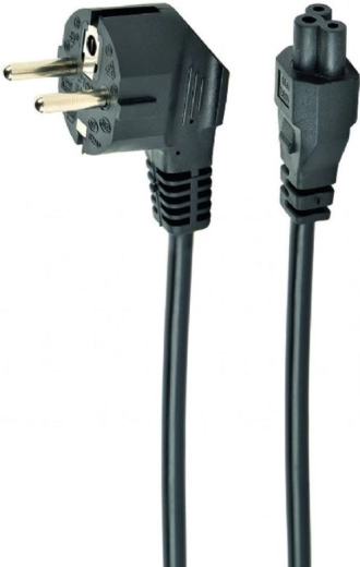 Power cable C5 connector (cloverleaf) 0.5 m with VDE certification