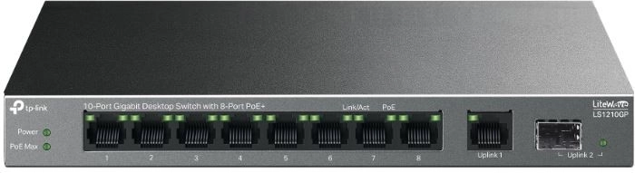 суич LS1210GP 10× GE PoE+