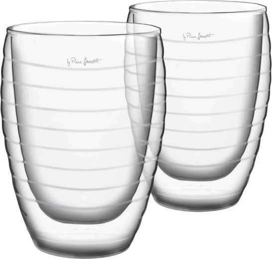Lamart Juice thermal glass set 370 ml, 2 pieces