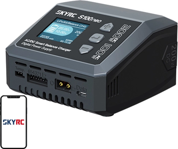 Интелигентно AC/DC зарядно SkyRC S100neo