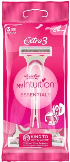 Wilkinson Extra Essentials 3 Beauty еднократна самобръсначка, 4 бр.