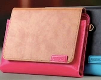 Кожен калъф за iPad Mini (Retina) розов Remax