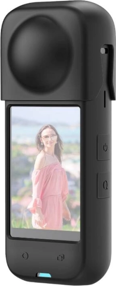 Силиконов защитен калъф PULUZ за Insta360 X4 – черен