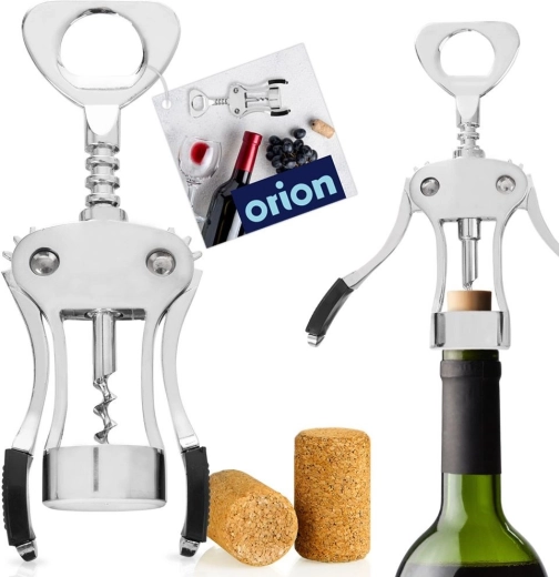 2 in 1: corkscrew and opener