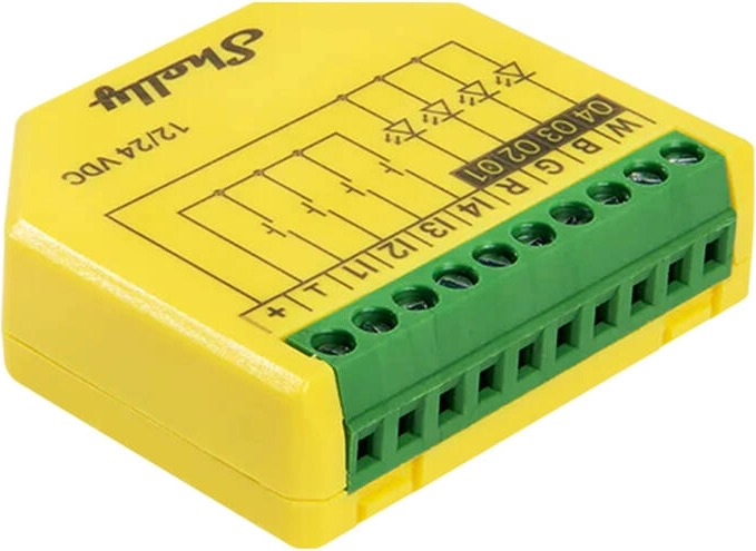 Shelly Plus RGBW PM LED Strip Controller