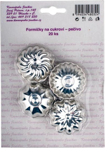 Set of pastry molds 4 cm, 20 pcs